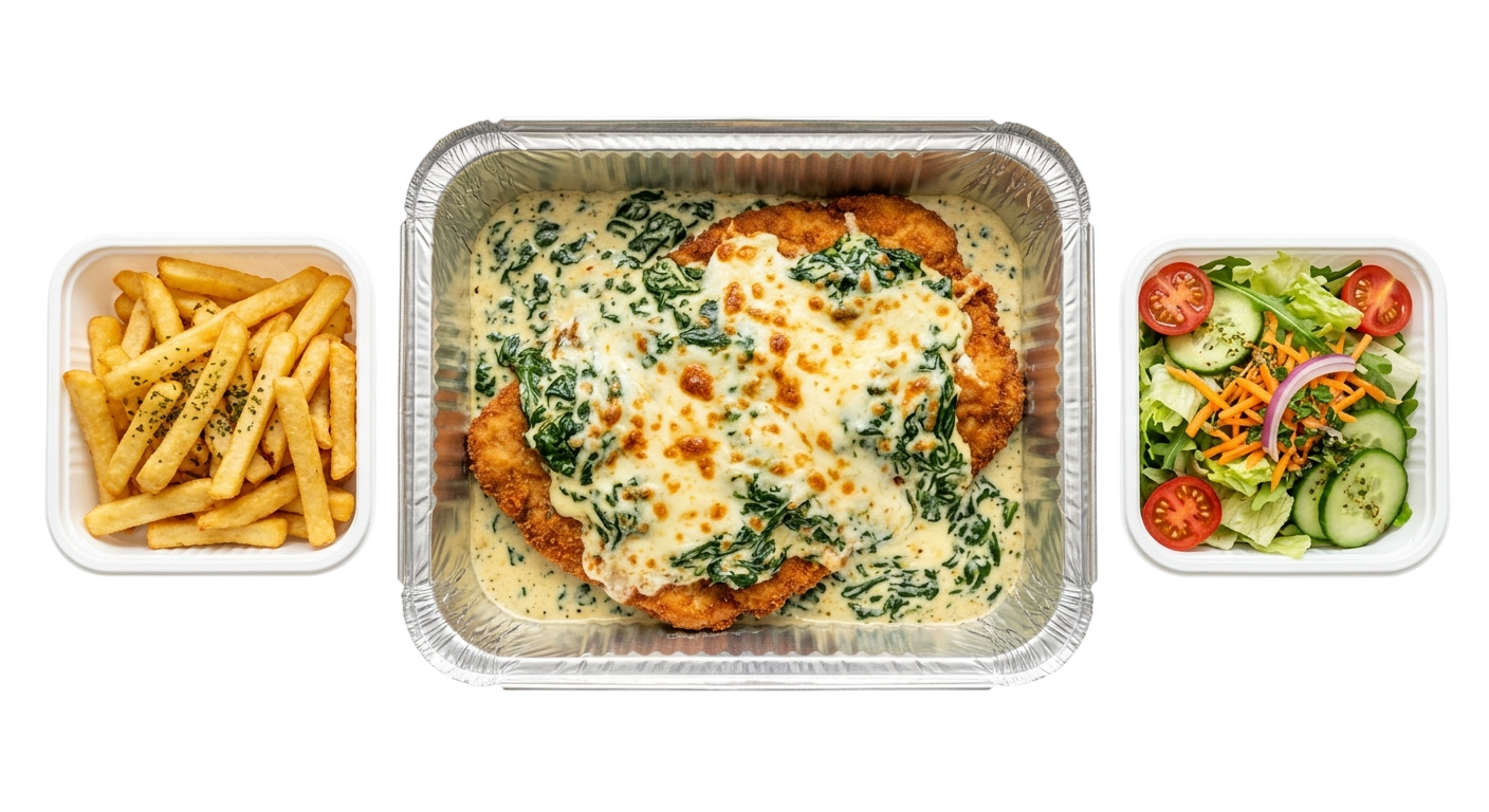 Spinat Schnitzel