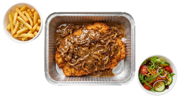 Zwiebel Schnitzel