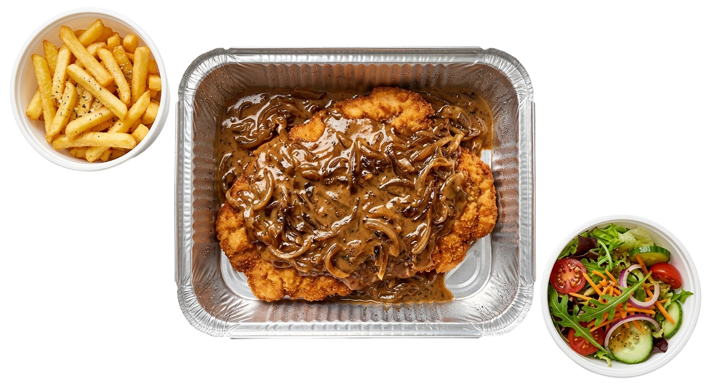 Zwiebel Schnitzel