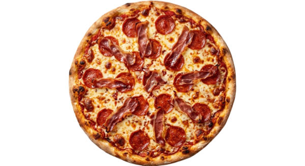 Pizza Salami Prosciutto