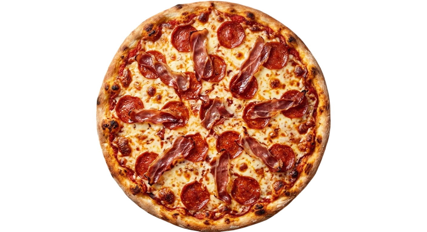 Pizza Salami Prosciutto
